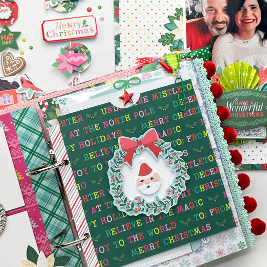 Sugarplum Wishes Weekend Album and Layout Classes by Andrea Lake